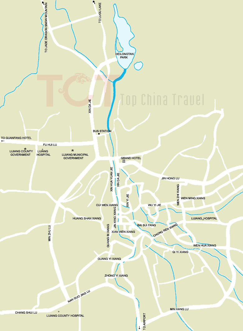 Lijiang Map