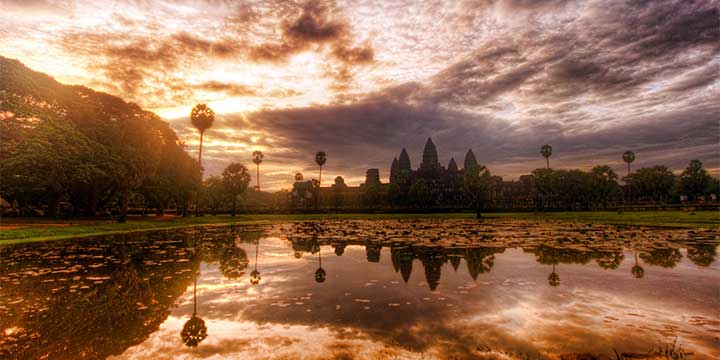 Angkor Wat Sunset Siem Reap