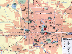 Beijing Tourist Attractions Map
