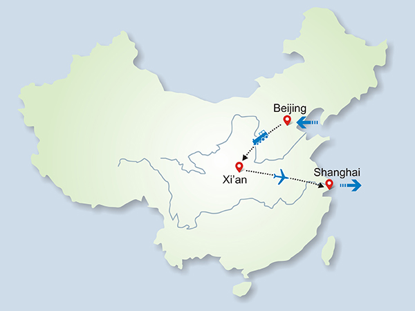 Beijing Xian Shanghai Tour by train2