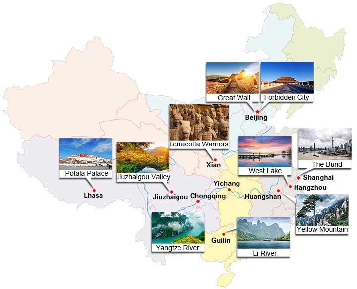 Top 10 Attractions in China