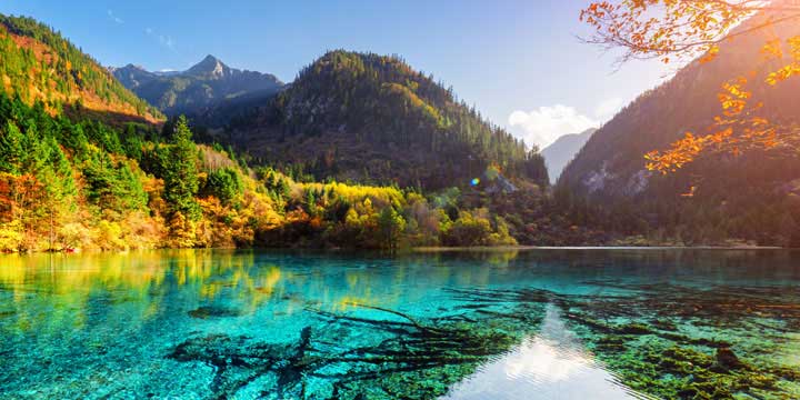 Most Beautiful Places in China - Jiuzhaigou Valley