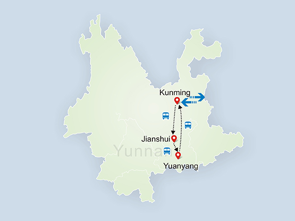 Kunming Jianshui Yuanyang Tour