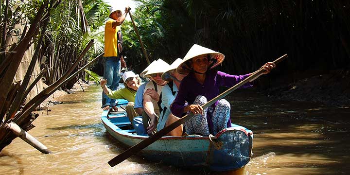 Boat Trip at Mekong River