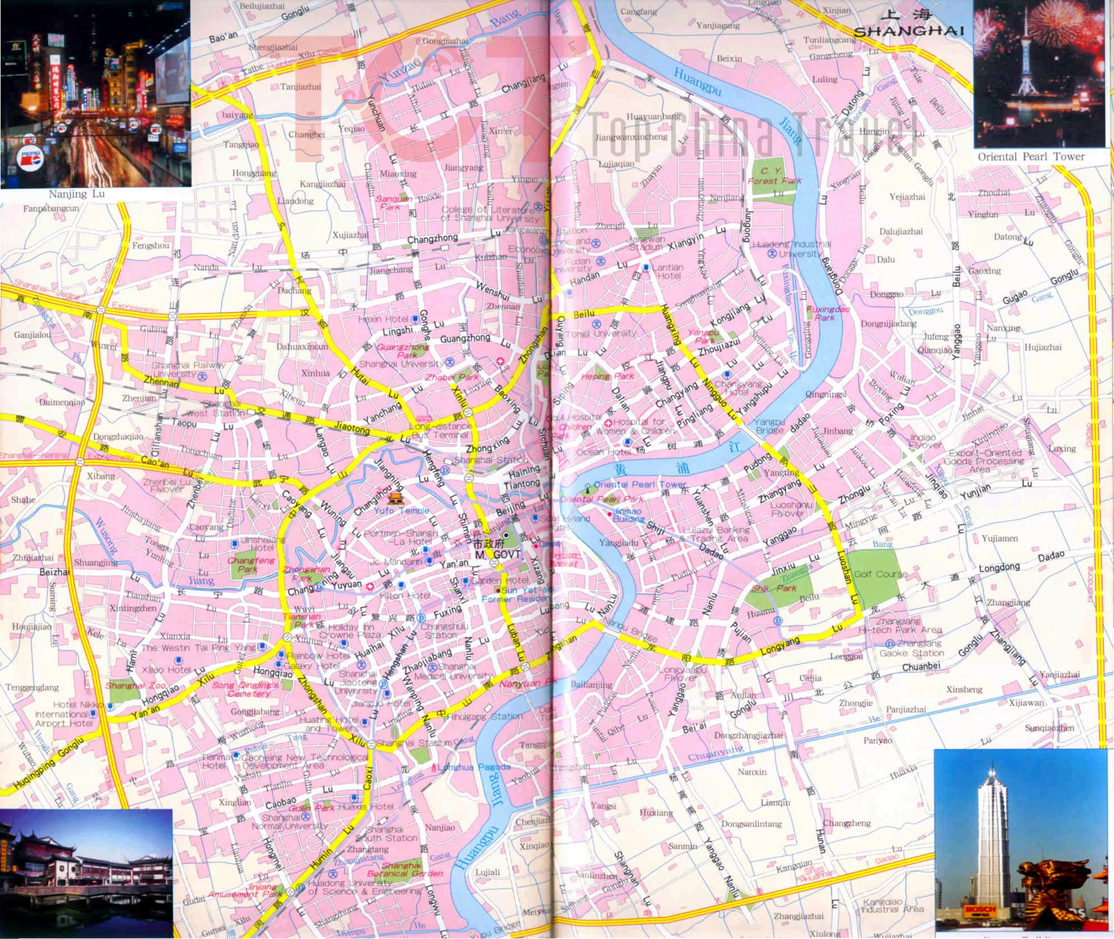 Shanghai City Map
