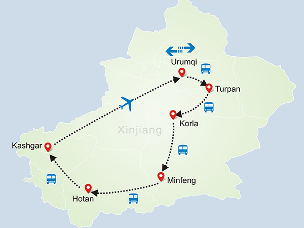 Xinjiang Desert Highway Tour